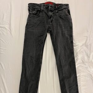 Replay Anbass, W30 L32, Black